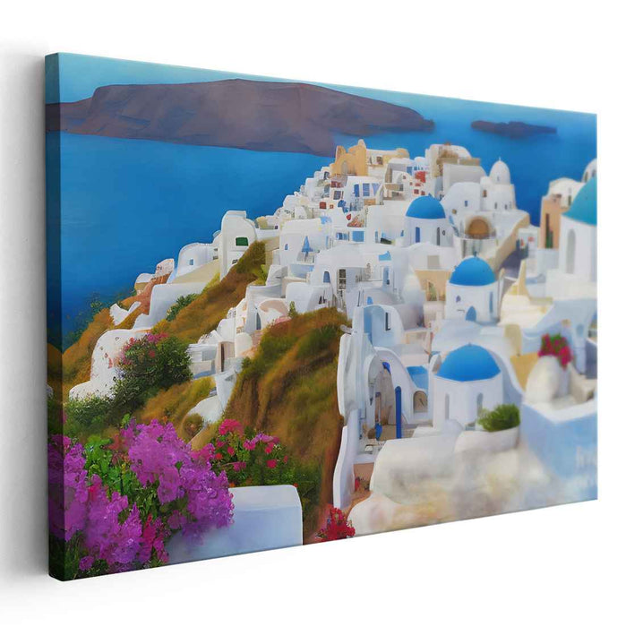 Coastal Serenade: Captivating Coastal Canvas Art Print