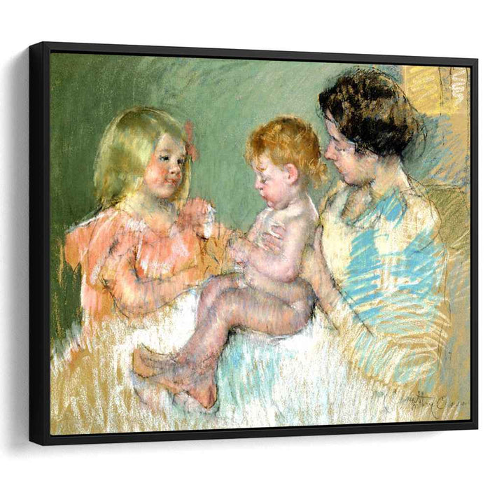 Sara and Her Mother with the Baby (1901) by Mary Cassatt