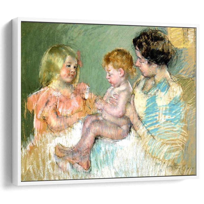 Sara and Her Mother with the Baby (1901) by Mary Cassatt