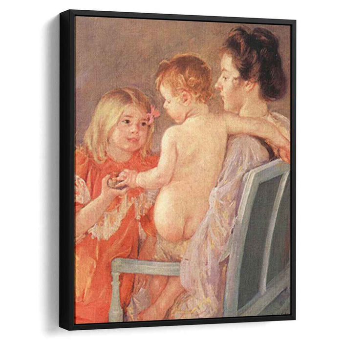 Sara Handing a Toy to the Baby (1901) by Mary Cassatt