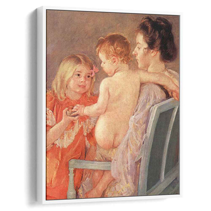 Sara Handing a Toy to the Baby (1901) by Mary Cassatt