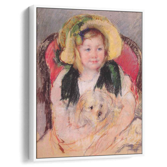 Sara with her dog (1901) by Mary Cassatt