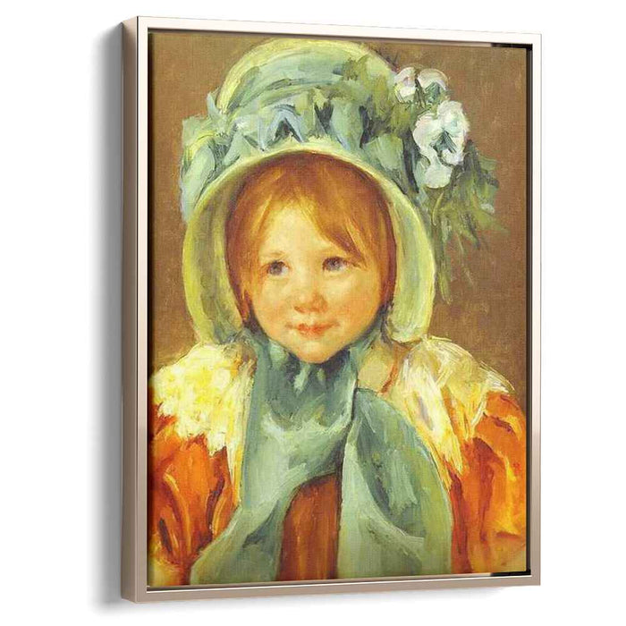 Sarah in a Green Bonnet (1901) by Mary Cassatt