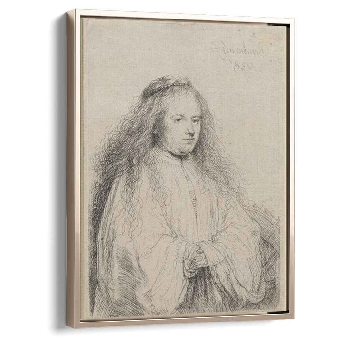 Saskia as St. Catherine (1638) by Rembrandt