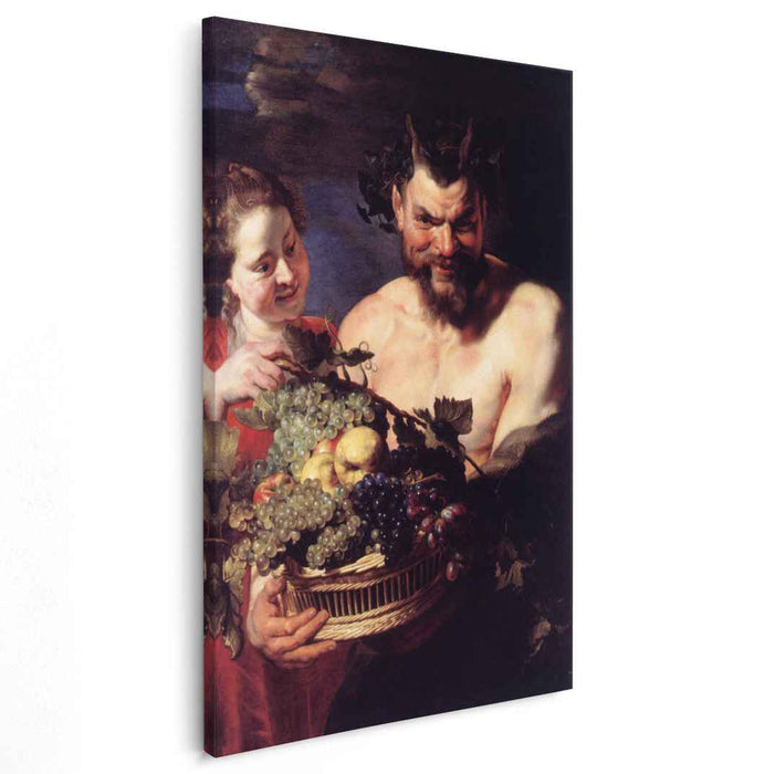Satyr and Girl (1615) by Peter Paul Rubens