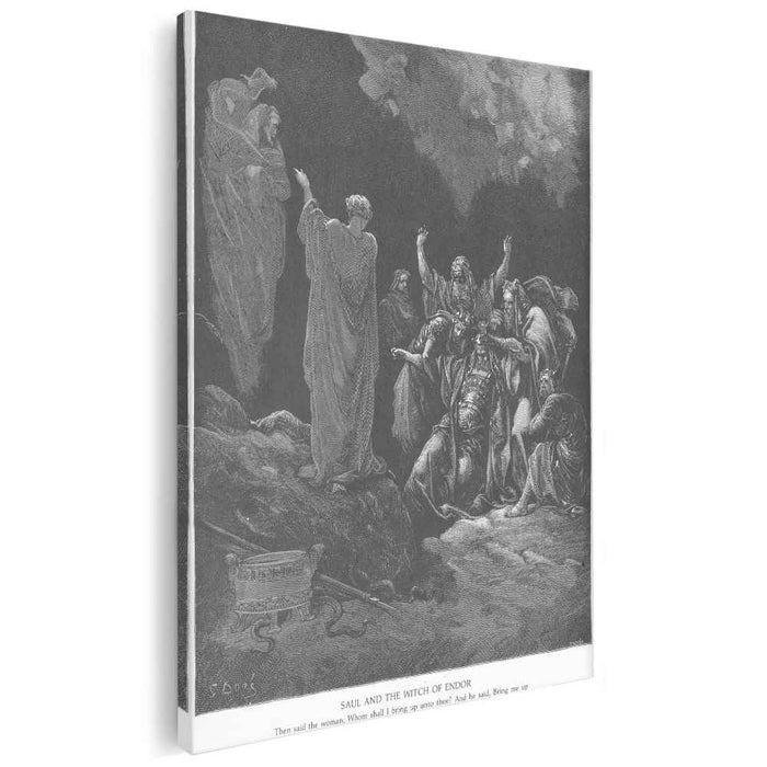 Saul and the Witch of Endor (1866) by Gustave Dore