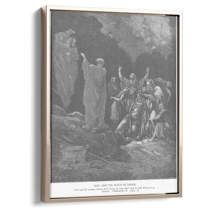 Saul and the Witch of Endor (1866) by Gustave Dore