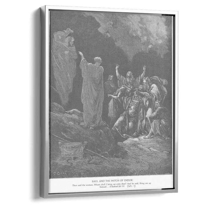 Saul and the Witch of Endor (1866) by Gustave Dore
