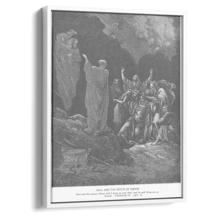 Saul and the Witch of Endor (1866) by Gustave Dore