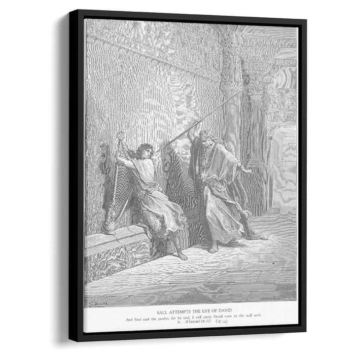 Saul Attempts to Kill David by Gustave Dore