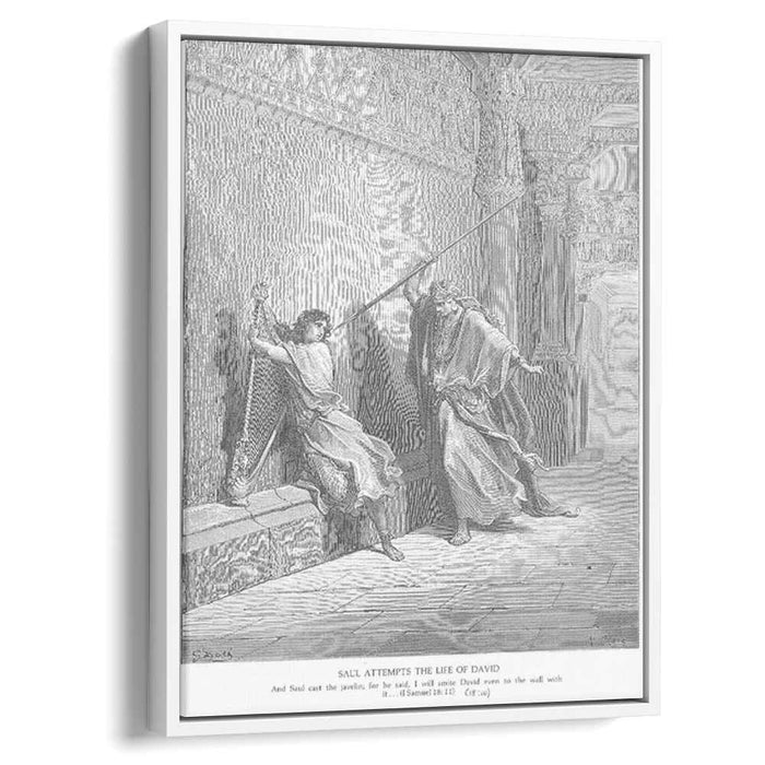 Saul Attempts to Kill David by Gustave Dore
