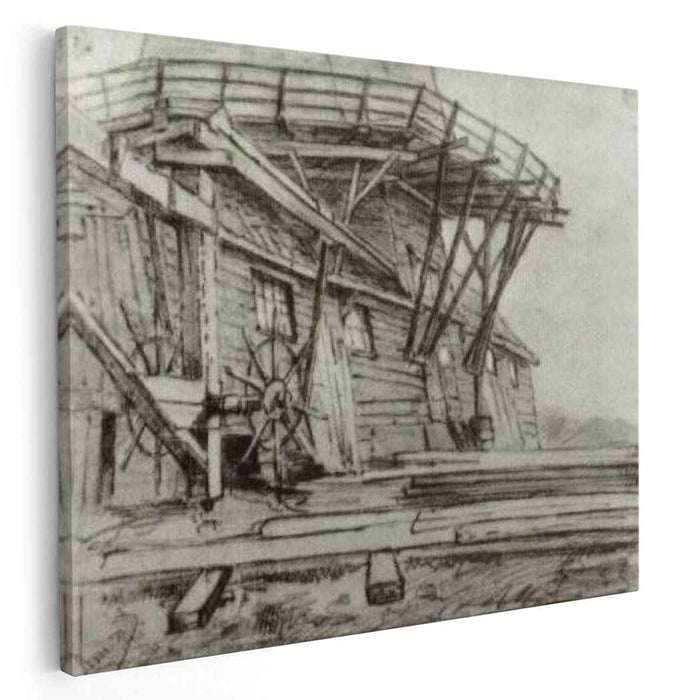 Saw Mill (1882) by Vincent van Gogh