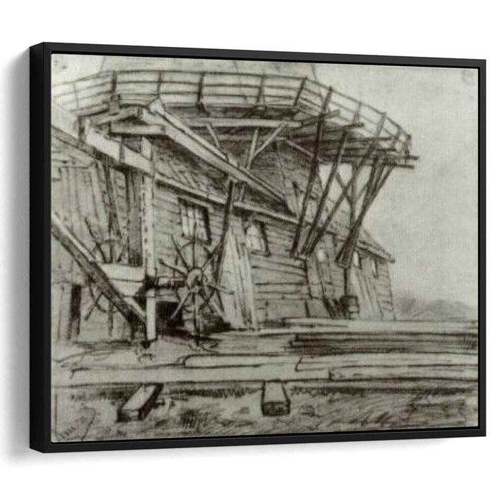 Saw Mill (1882) by Vincent van Gogh