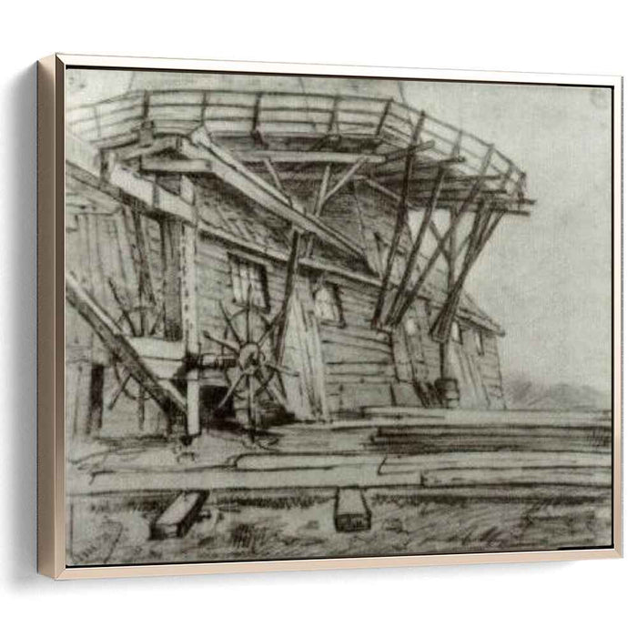 Saw Mill (1882) by Vincent van Gogh