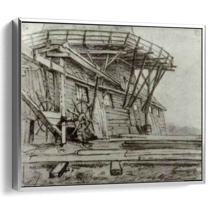 Saw Mill (1882) by Vincent van Gogh