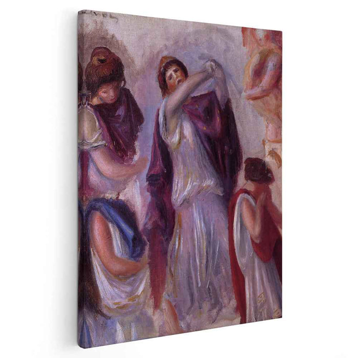 Scene Antique Femmes aux Peplums (1895) by Pierre-Auguste Renoir