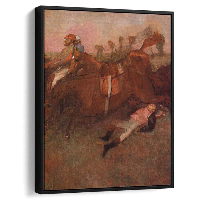 Scene from the Steeplechase - the Fallen Jockey (1866) by Edgar Degas