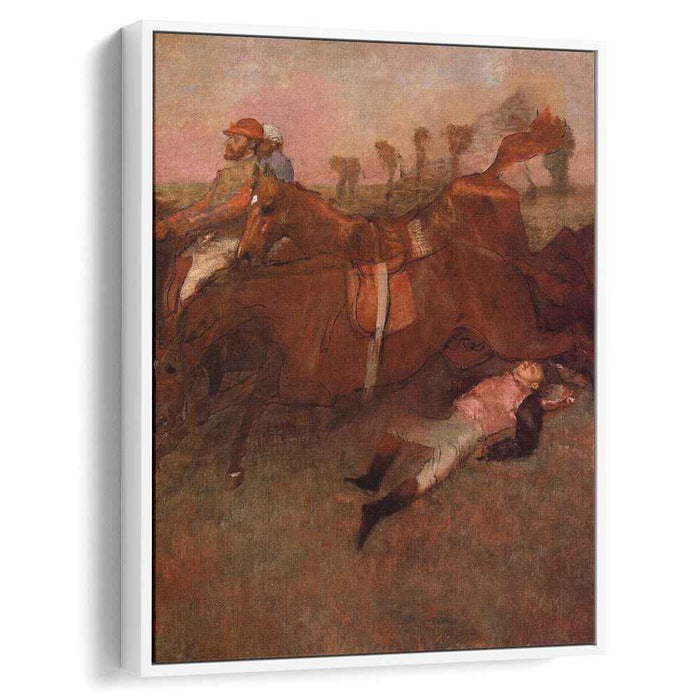 Scene from the Steeplechase - the Fallen Jockey (1866) by Edgar Degas