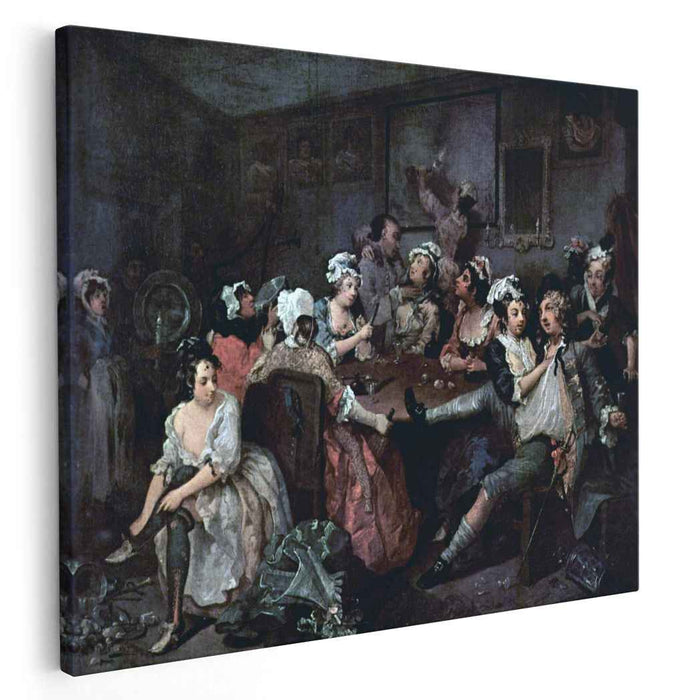 Scene in a Tavern (The Orgy) (1735) by William Hogarth