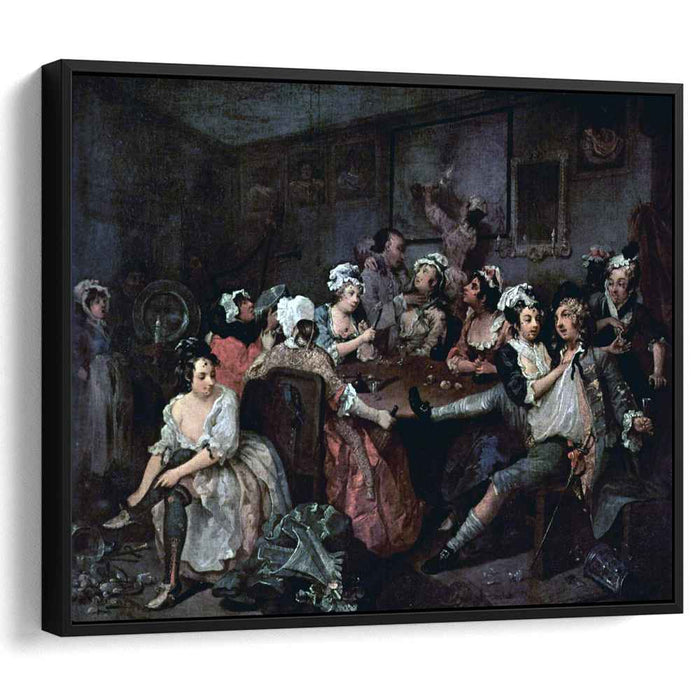 Scene in a Tavern (The Orgy) (1735) by William Hogarth