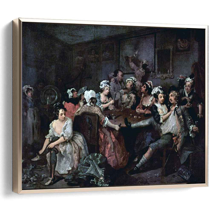 Scene in a Tavern (The Orgy) (1735) by William Hogarth