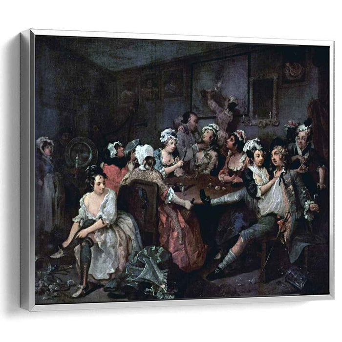 Scene in a Tavern (The Orgy) (1735) by William Hogarth