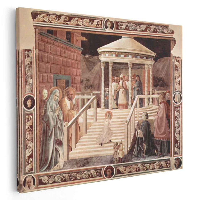 Scene Temple, Mary by Paolo Uccello