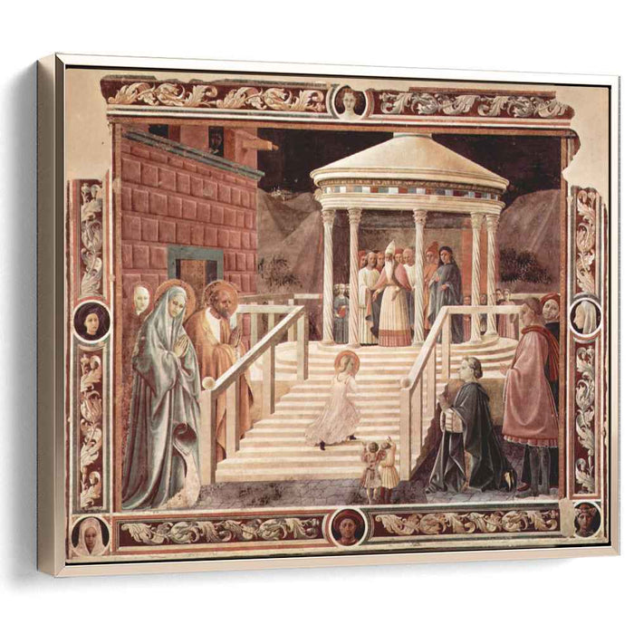 Scene Temple, Mary by Paolo Uccello