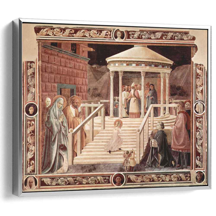 Scene Temple, Mary by Paolo Uccello