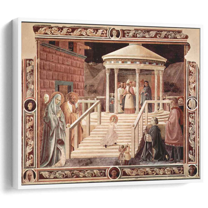 Scene Temple, Mary by Paolo Uccello