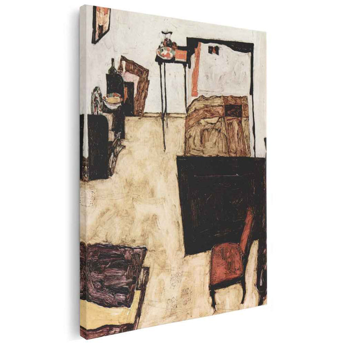 Schiele's Room in Neulengbach (1911) by Egon Schiele