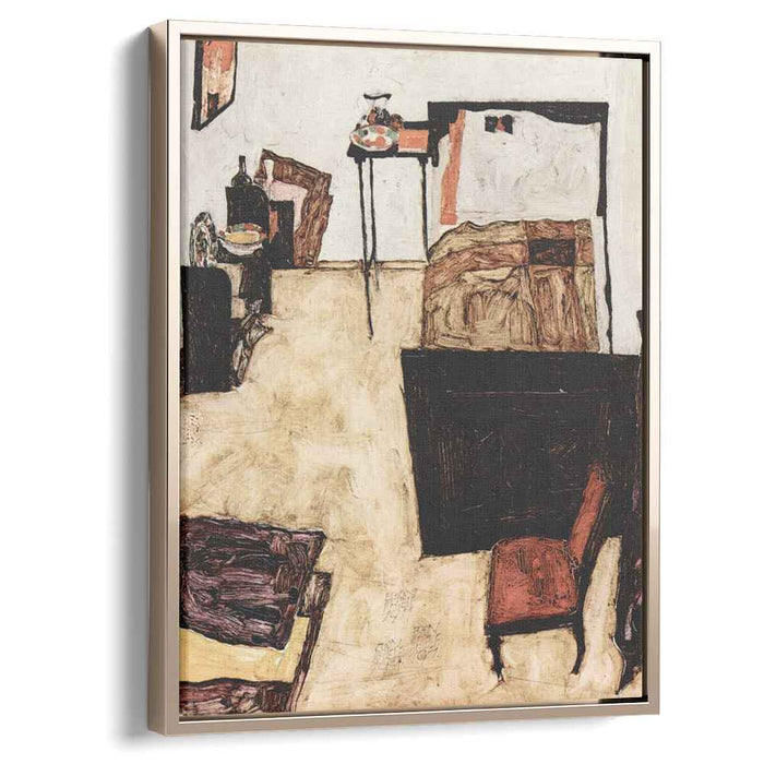 Schiele's Room in Neulengbach (1911) by Egon Schiele