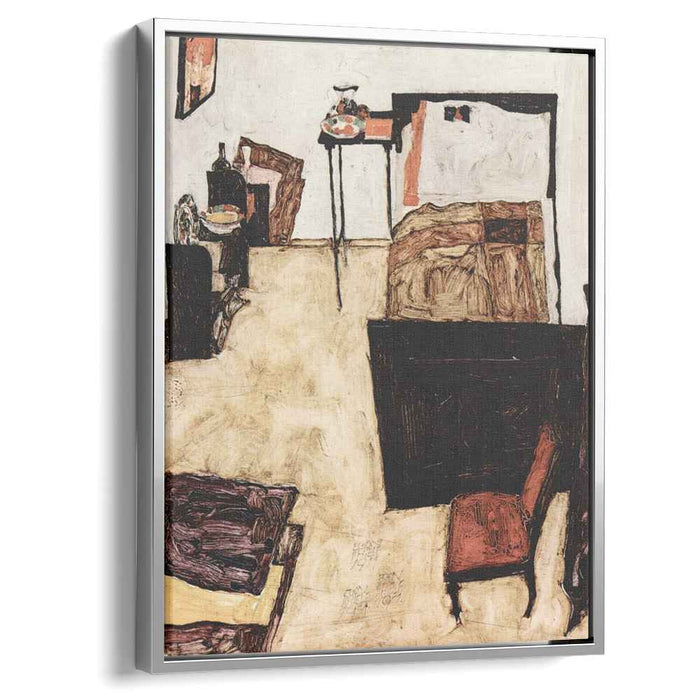 Schiele's Room in Neulengbach (1911) by Egon Schiele