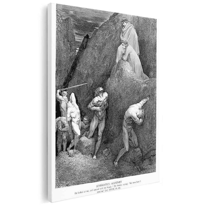 Schismatics--Mahomet by Gustave Dore