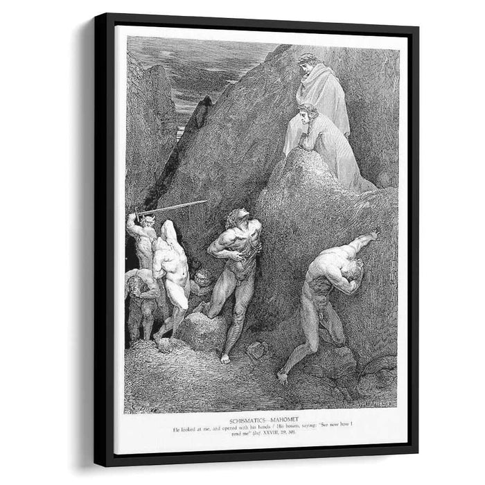 Schismatics--Mahomet by Gustave Dore