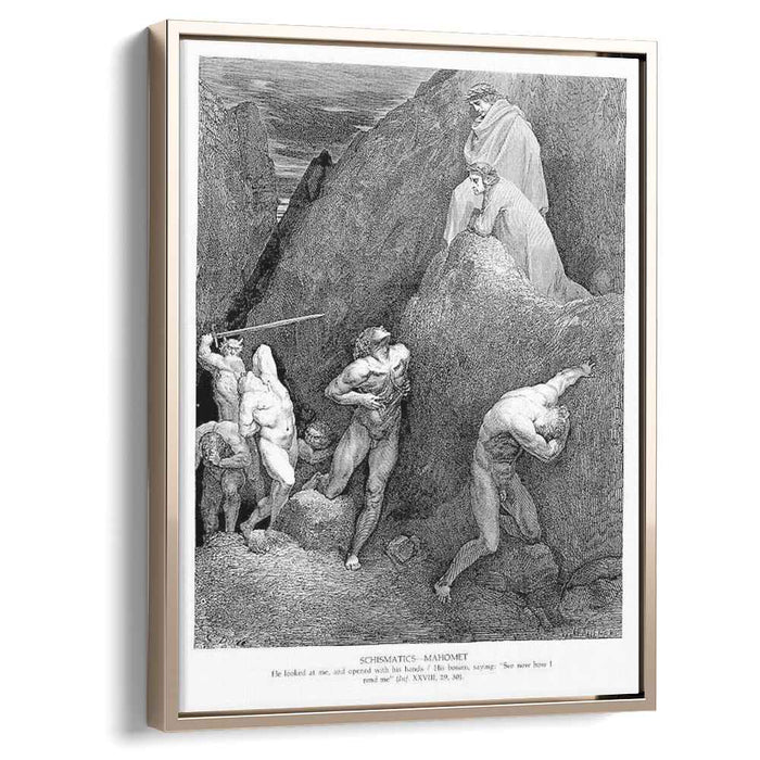 Schismatics--Mahomet by Gustave Dore