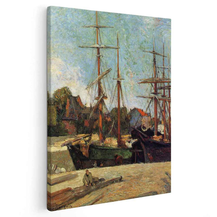 Schooner and three masters (1886) by Paul Gauguin