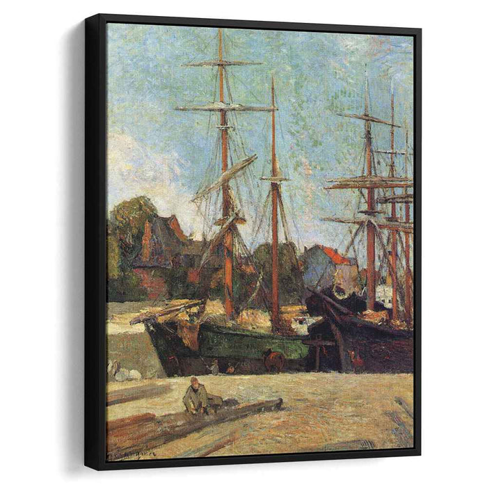 Schooner and three masters (1886) by Paul Gauguin