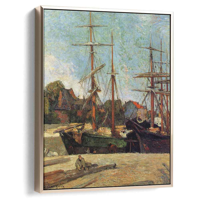 Schooner and three masters (1886) by Paul Gauguin