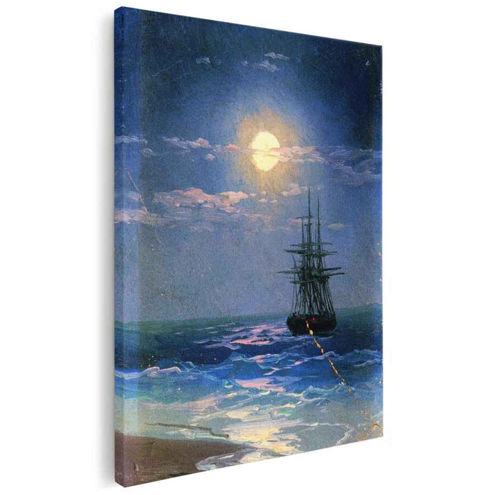 Sea at night by Ivan Aivazovsky