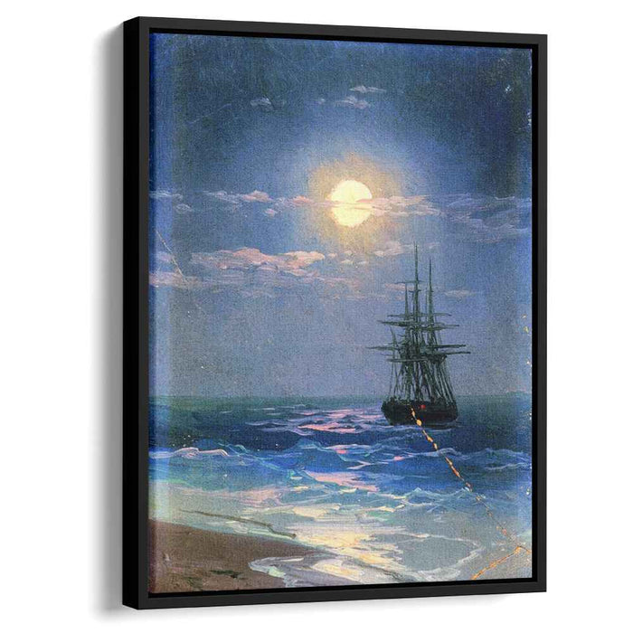 Sea at night by Ivan Aivazovsky