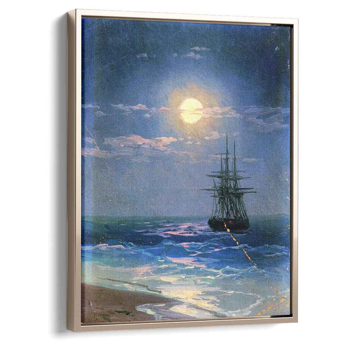 Sea at night by Ivan Aivazovsky