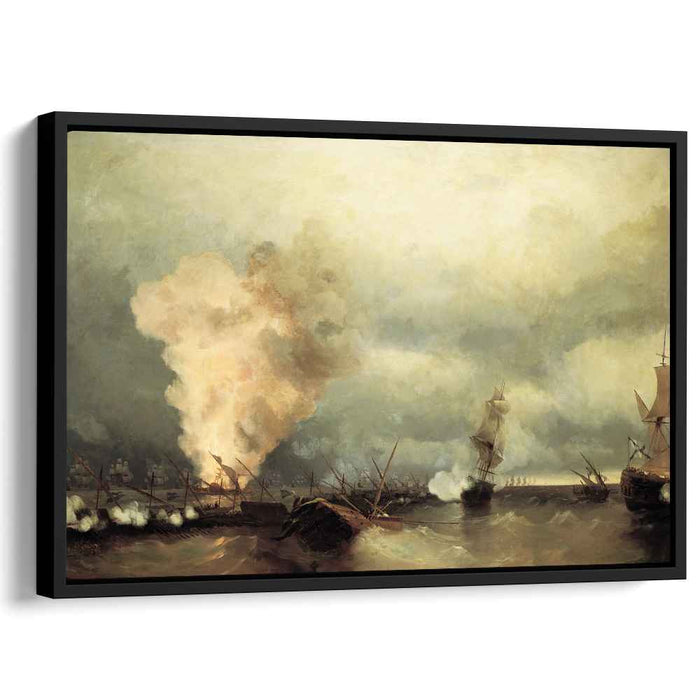 Sea battle near Vyborg (1846) by Ivan Aivazovsky