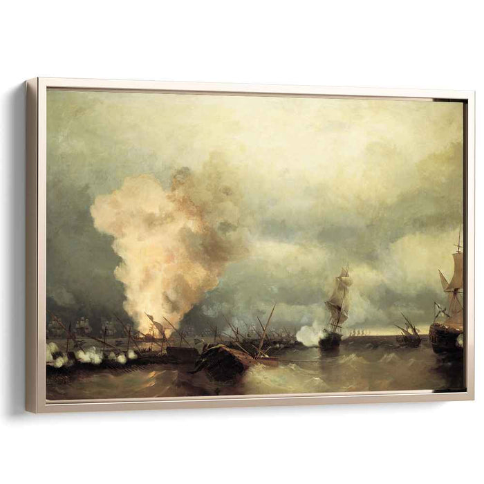 Sea battle near Vyborg (1846) by Ivan Aivazovsky