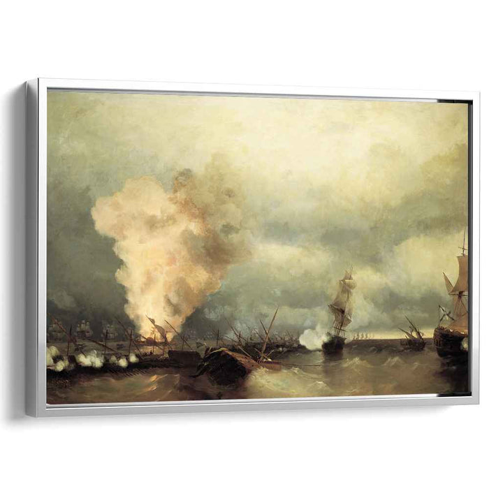 Sea battle near Vyborg (1846) by Ivan Aivazovsky
