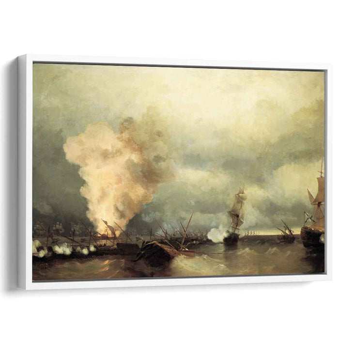 Sea battle near Vyborg (1846) by Ivan Aivazovsky