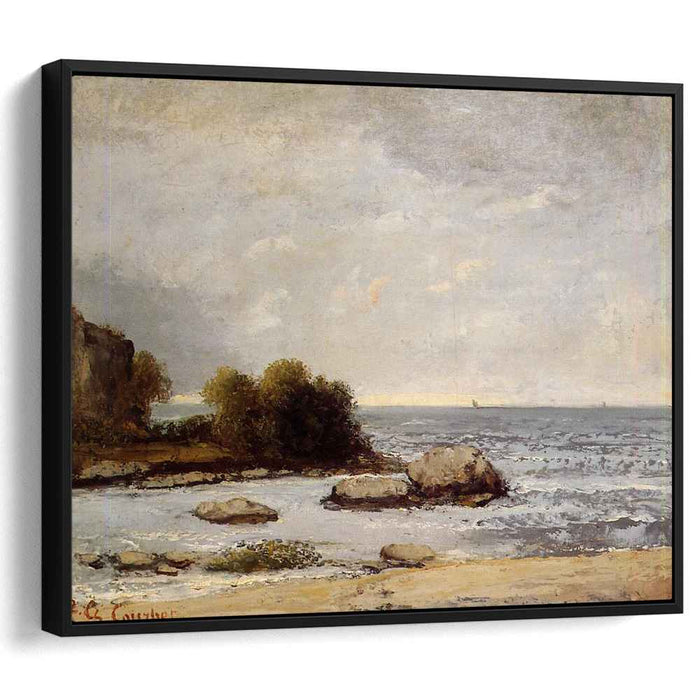Seascape at Saint Aubin by Gustave Courbet