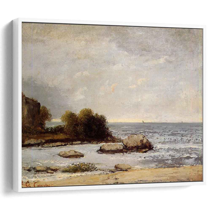 Seascape at Saint Aubin by Gustave Courbet
