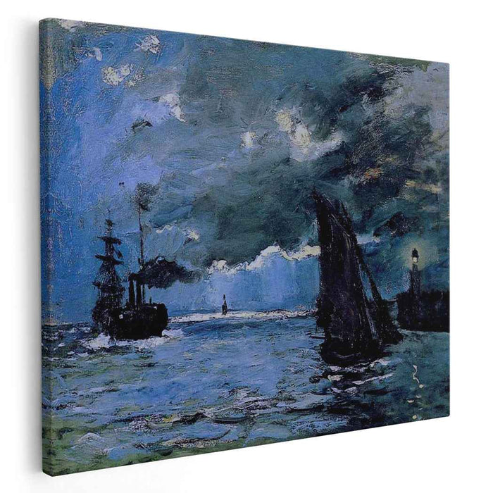 Seascape, Night Effect by Claude Monet