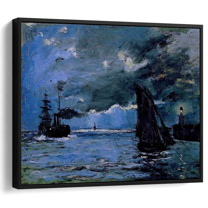 Seascape, Night Effect by Claude Monet